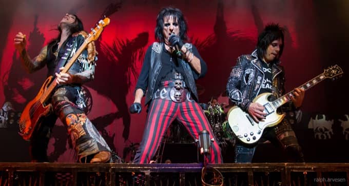 Alice Cooper sur scène en 2015