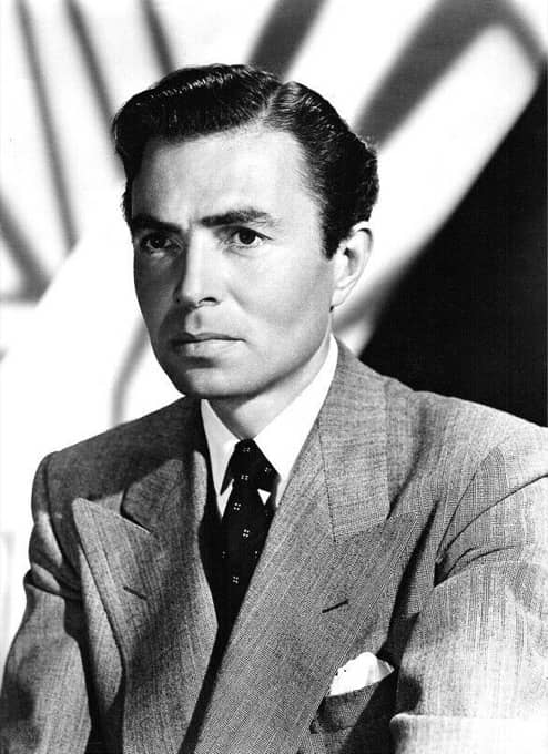 Portrait de James Mason dans les années 1940