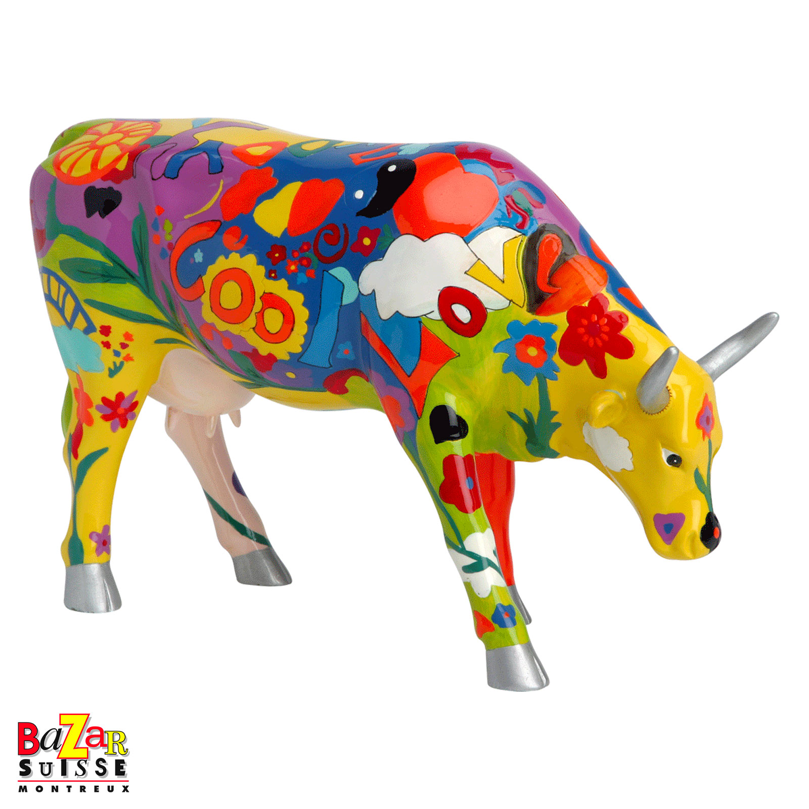 Vache Groovy - CowParade - 30 x 9 x 20 cm
