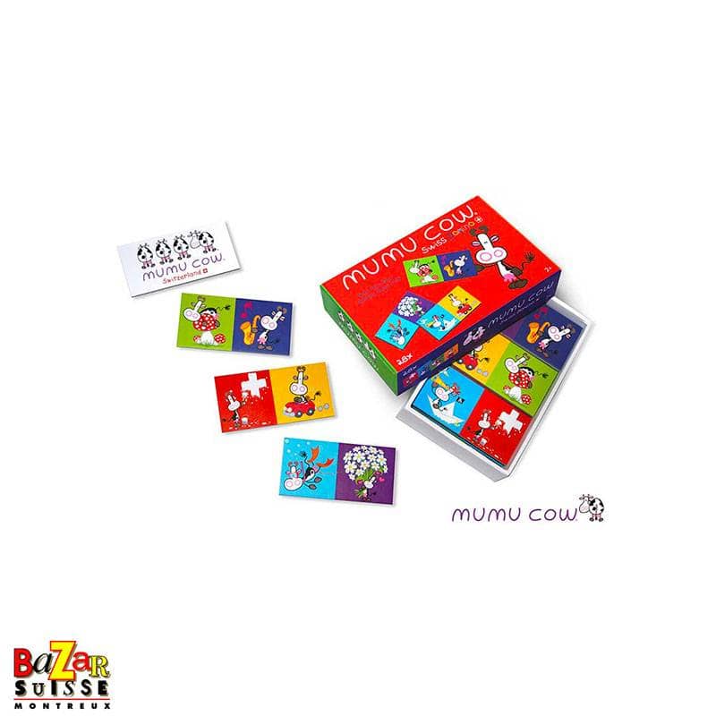 Jeu de dominos Mumu Cow - 28 cartes