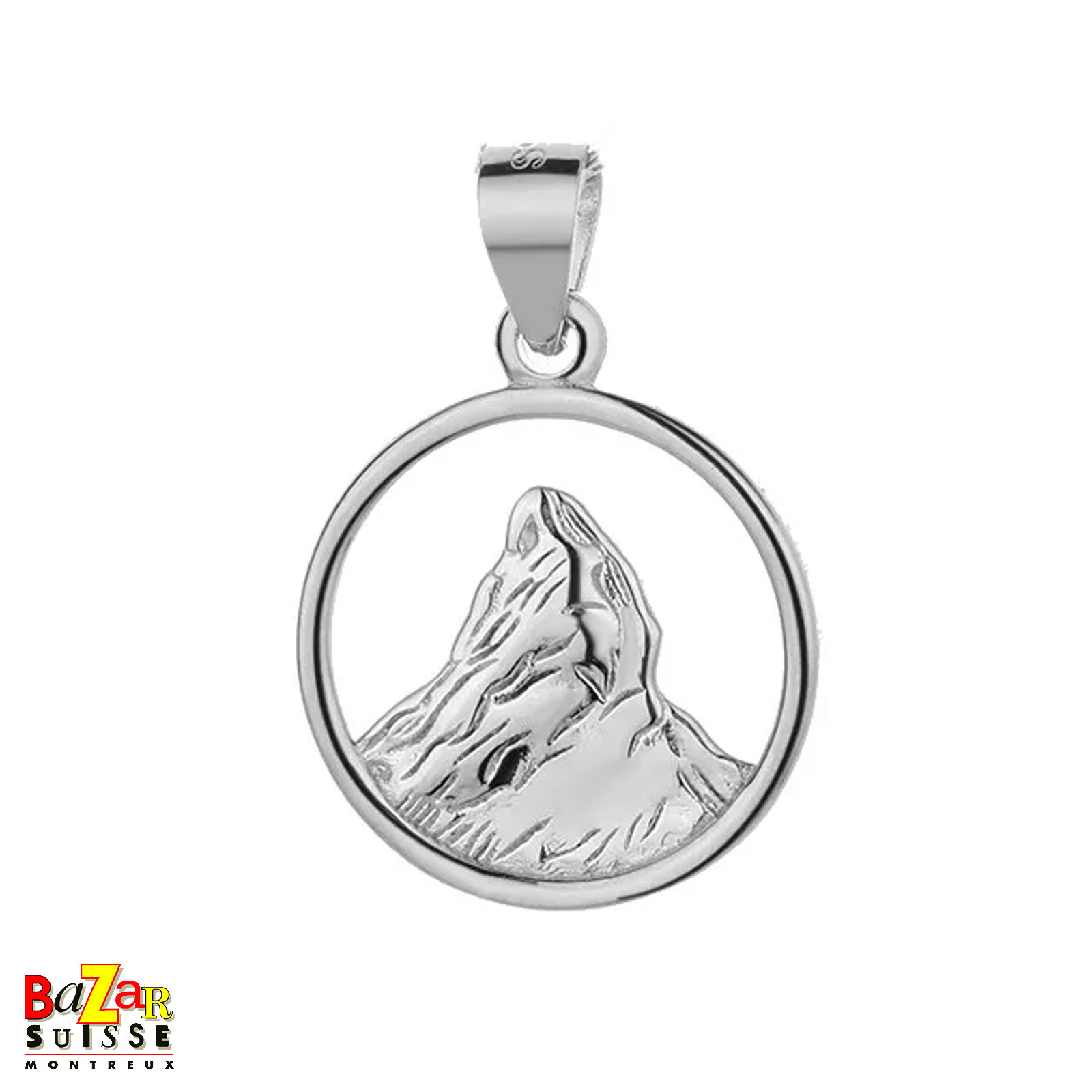 Pendentif Cervin en argent 925 avec chaîne - White Alpina
