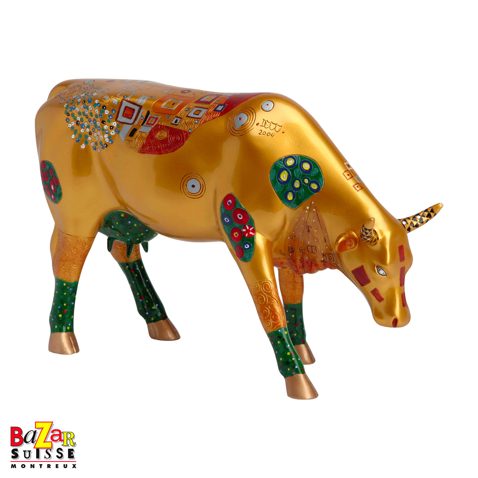 Vache Klimt - CowParade - 30 x 9 x 20 cm