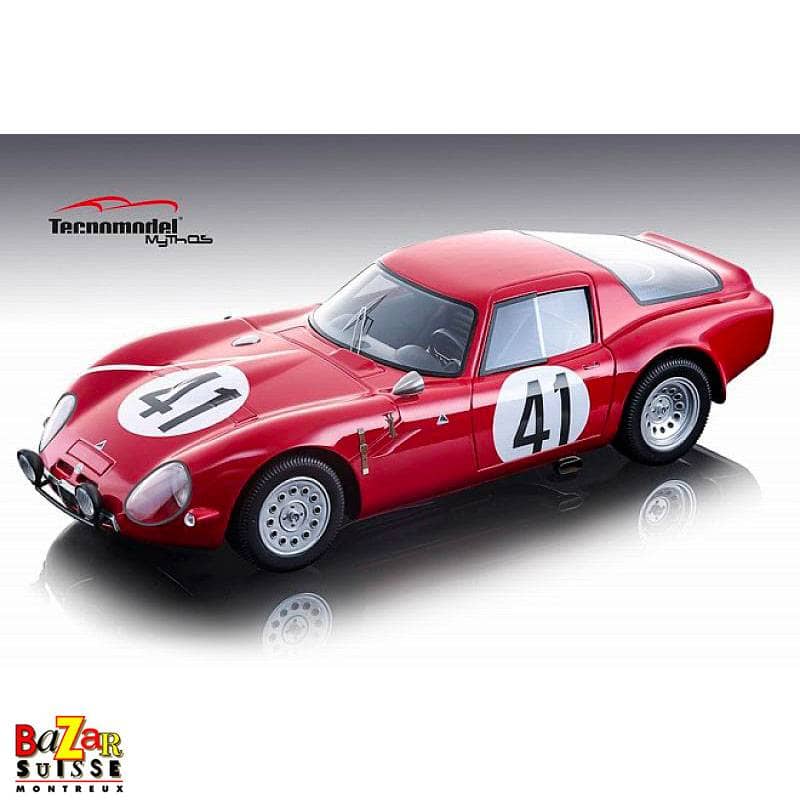 Miniature Alfa Romeo TZ2 Le Mans 1965 - Tecnomodel 1:18