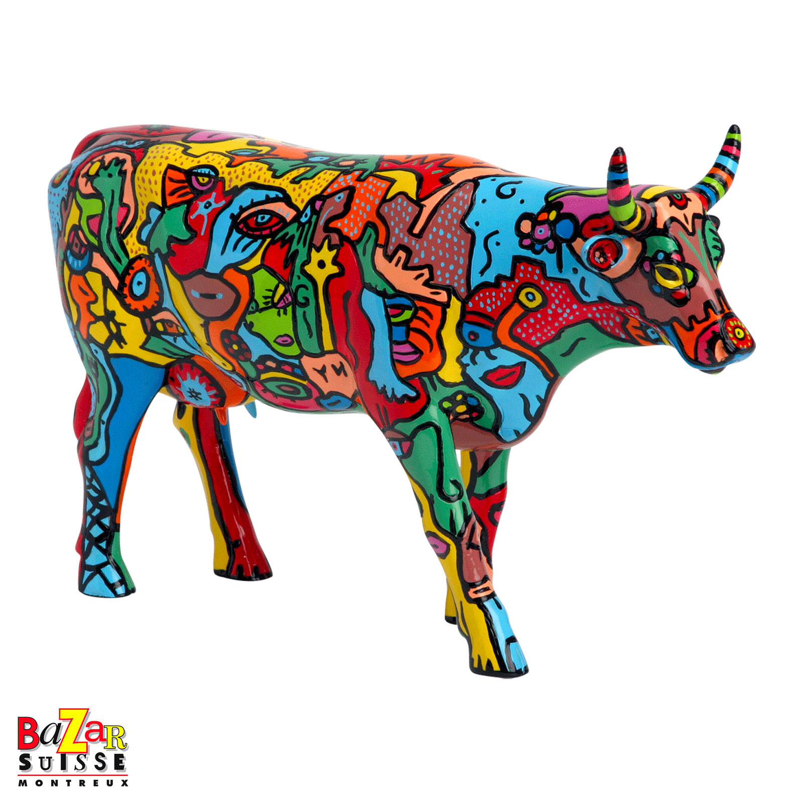 Vache Moo York Celebration - CowParade - 30 x 9 x 20 cm
