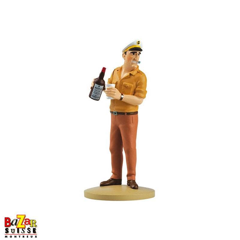 Figurine Allan provoquant Haddock - 12 cm