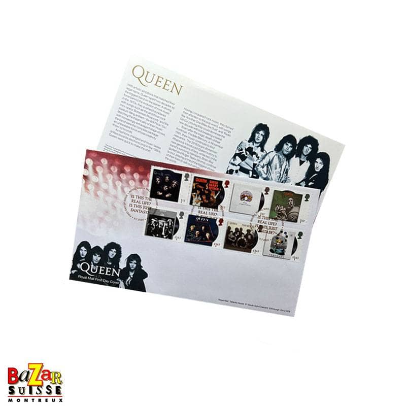 Timbres Queen - enveloppe premier jour Royal Mail