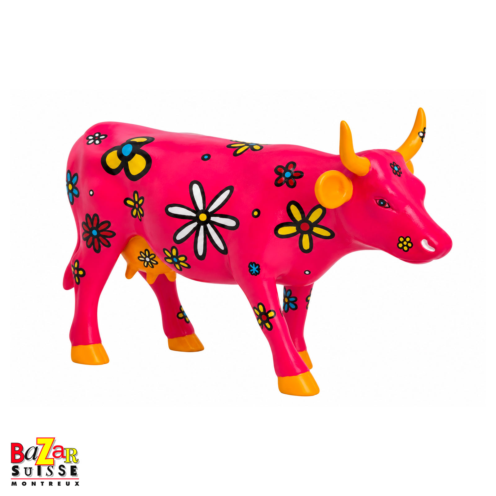 Vache Dite Kvetu - CowParade - 16 x 5 x 11 cm