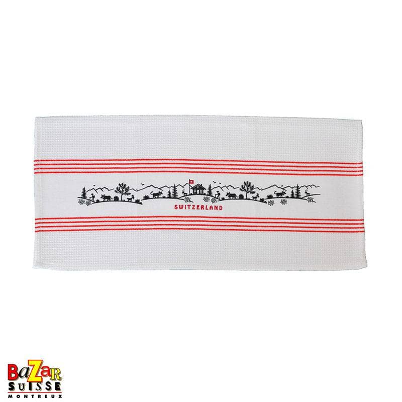 Linge de cuisine Poya brodé