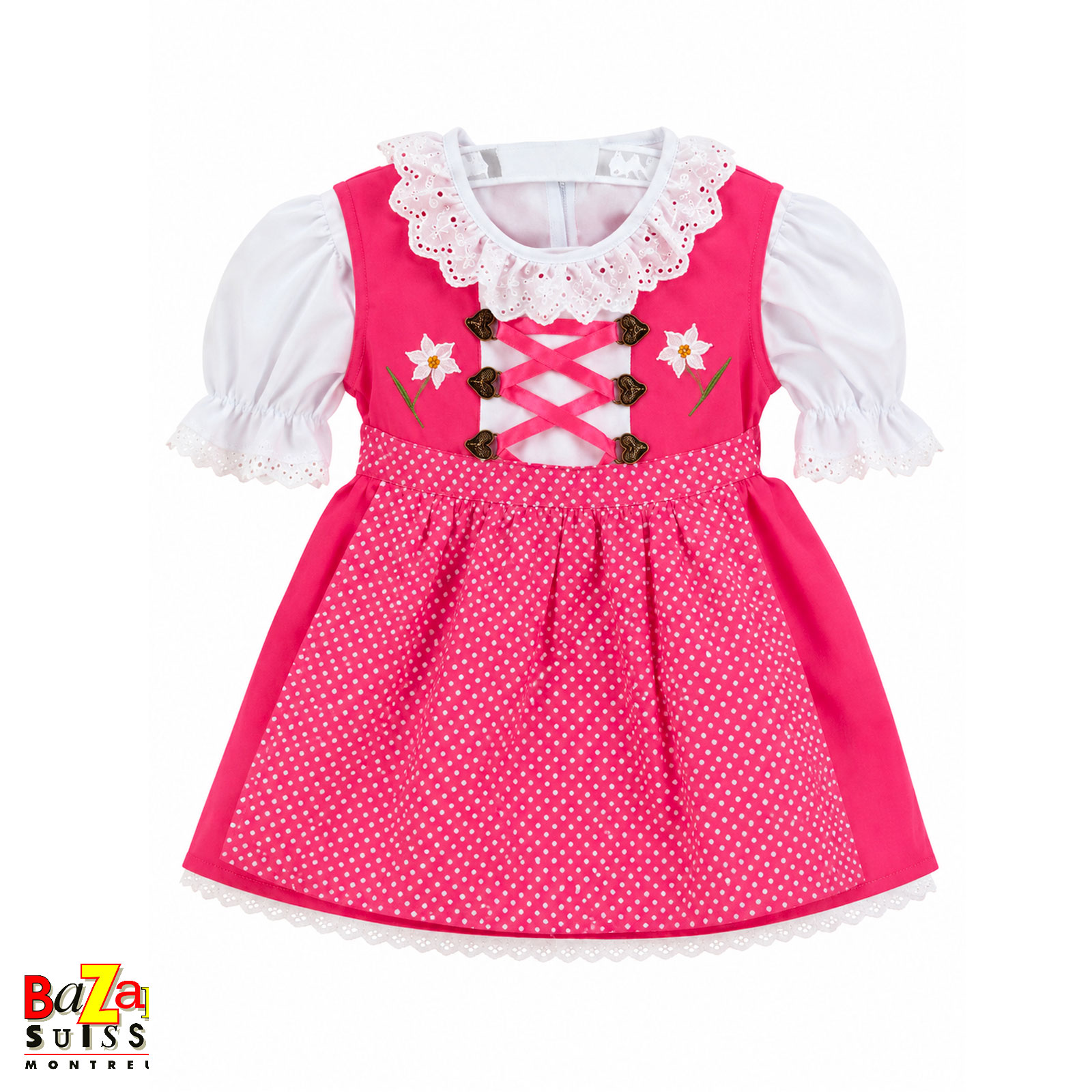 Robe folklorique suisse pour enfant - Heidi