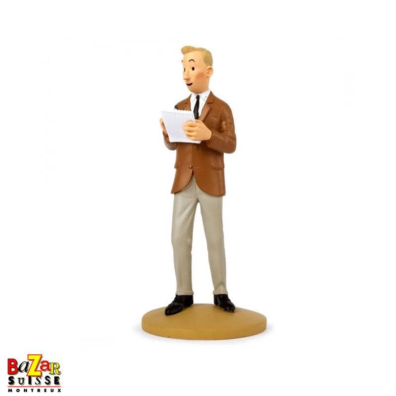 Figurine Hergé reporter - 12 cm