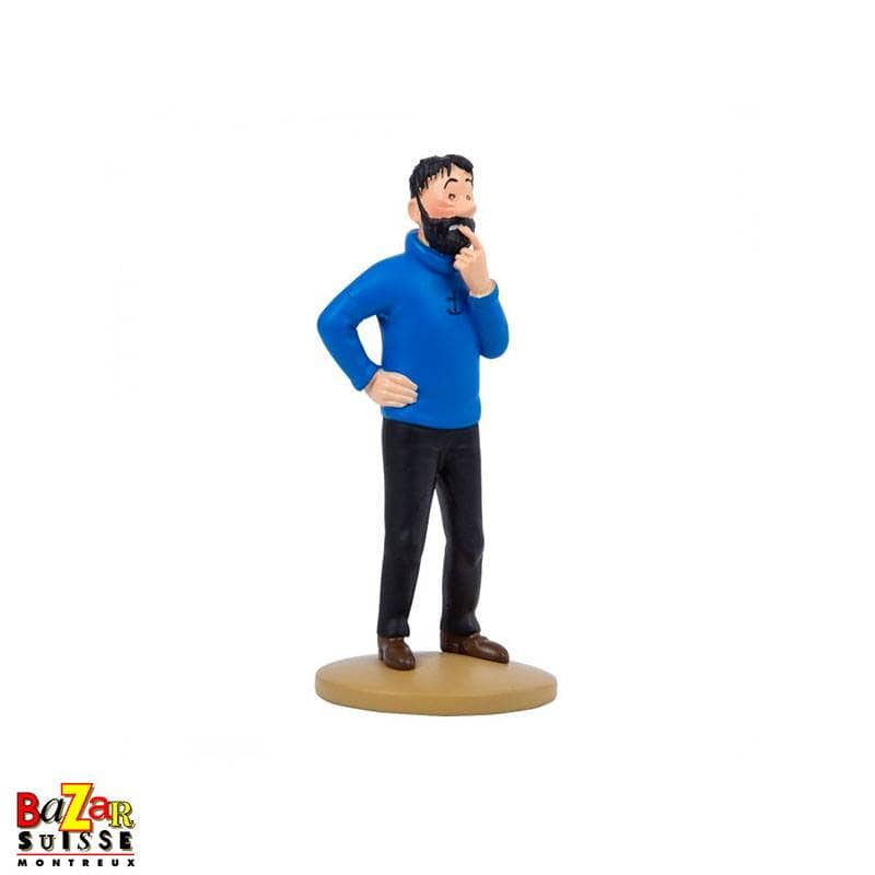Figurine Haddock dubitatif - 12 cm