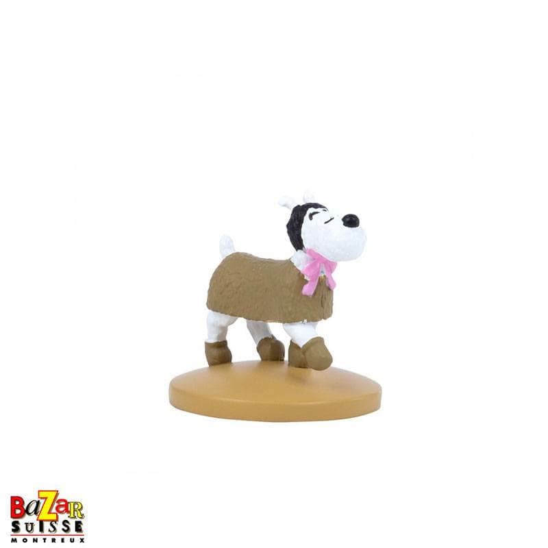 Figurine Milou en manteau - 5 cm