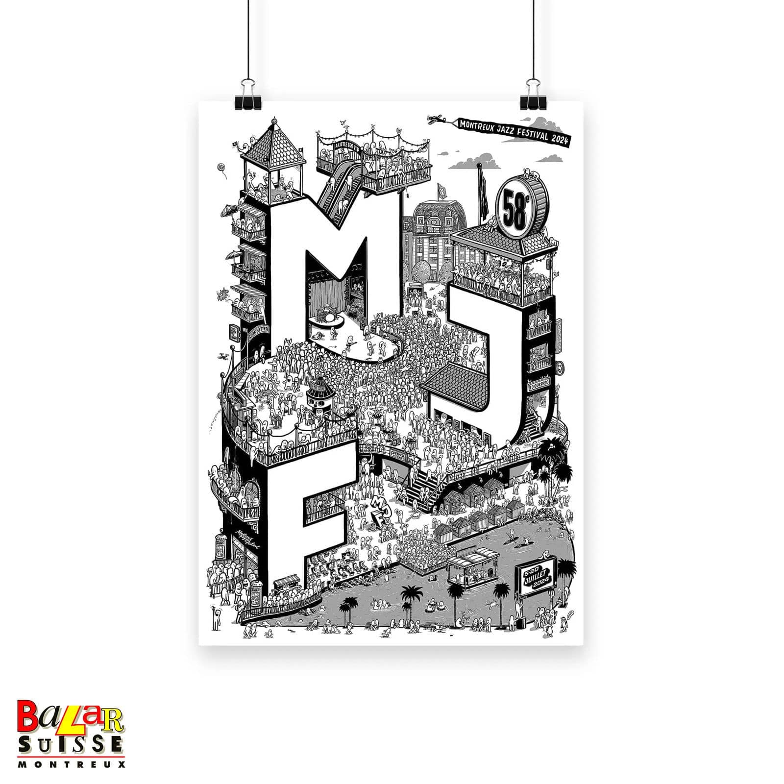 Affiche Montreux Jazz Festival 2024 - Rylsee