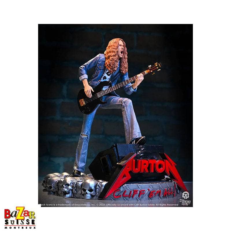 Figurine Cliff Burton - Rock Iconz KnuckleBonz