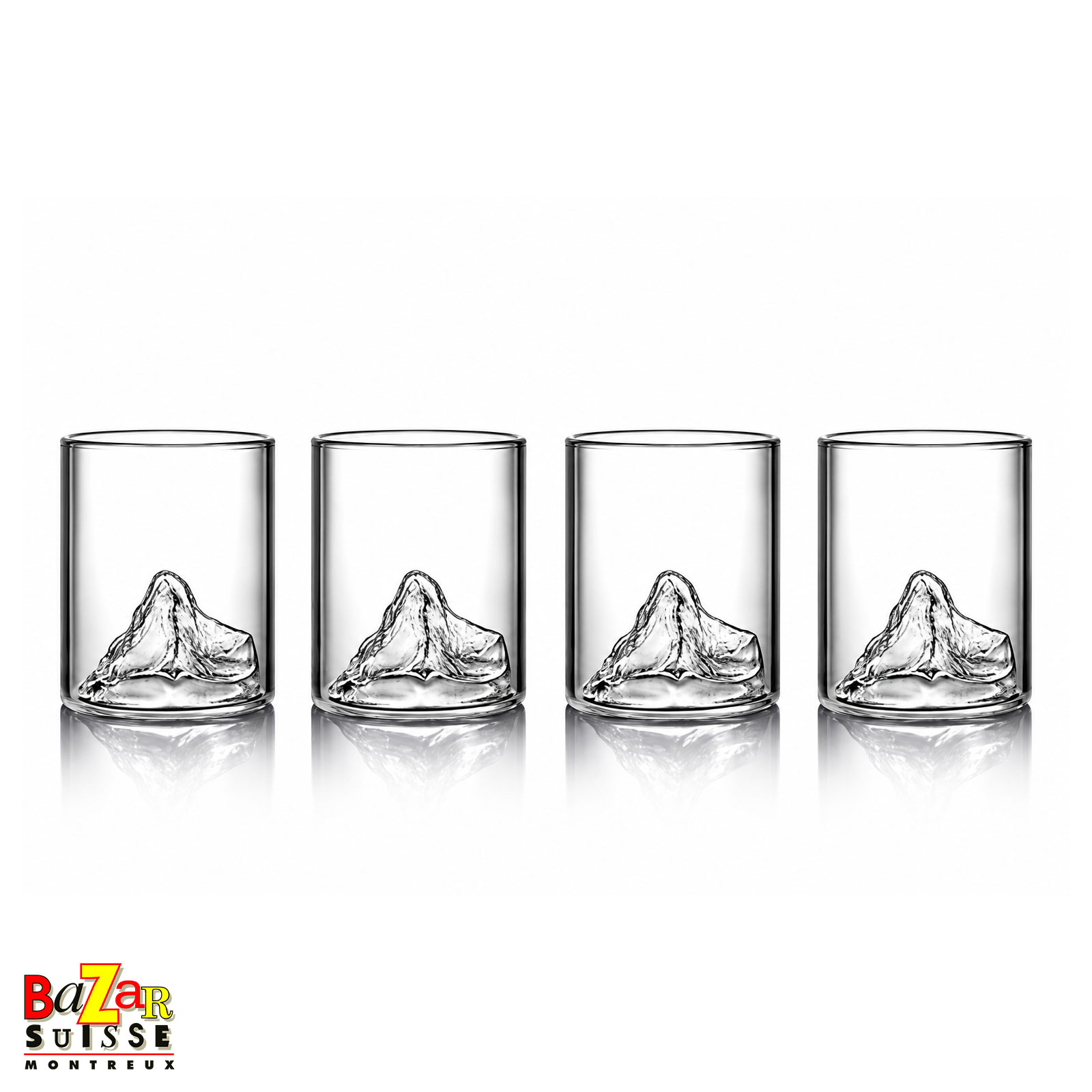Coffret de 4 verres à shot Matterhorn - Alpinte