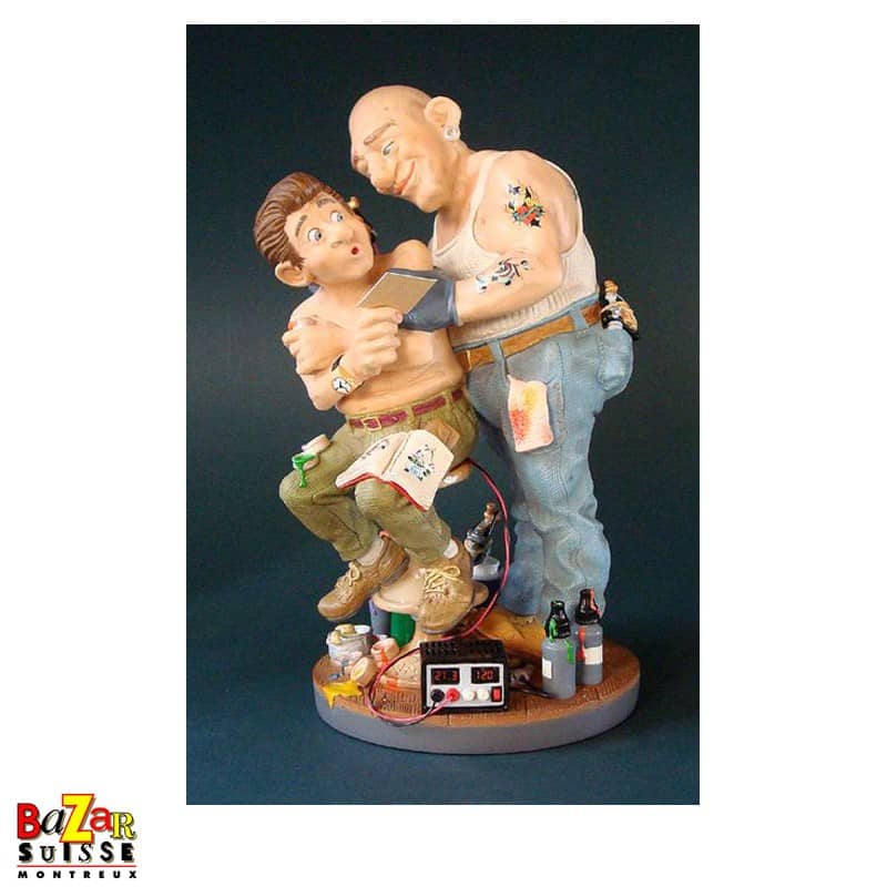 Figurine tatoueur - Profisti - Parastone
