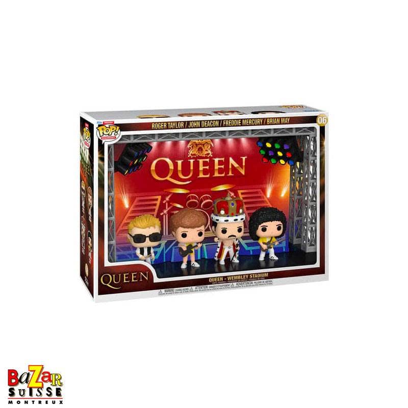 Coffret 4 figurines Queen Wembley Stadium - Funko Pop! Rocks