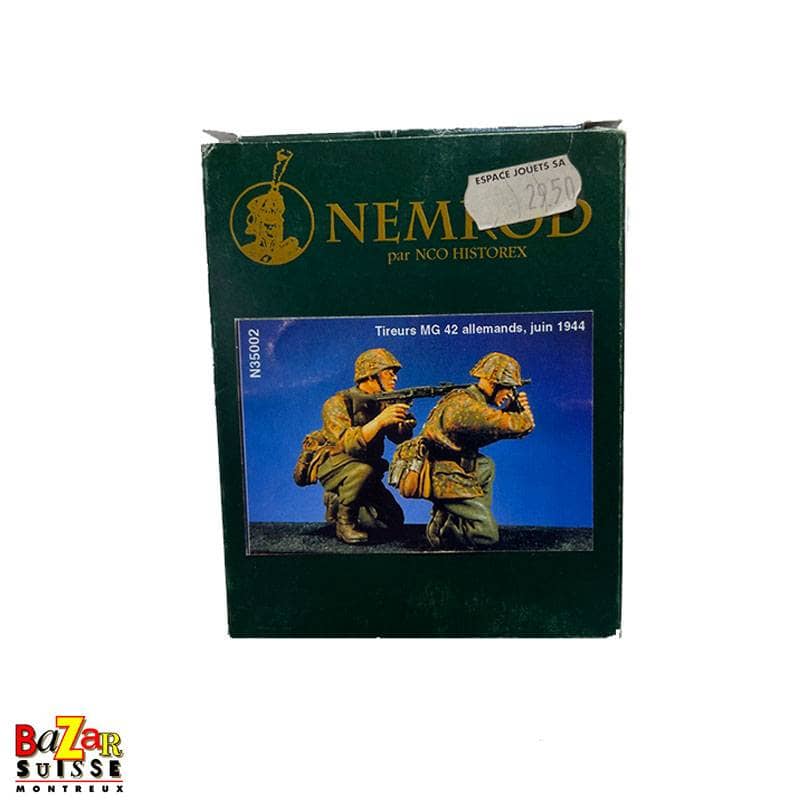 Figurines tireurs allemands à la MG 42 - Nemrod 1/35