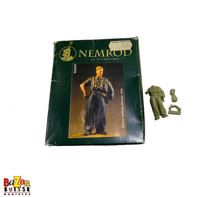 Figurine officier tankiste allemand 1944 - Nemrod 1/35