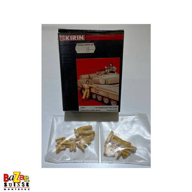 Figurines équipage de char du Moyen-Orient - Kirin 1/35
