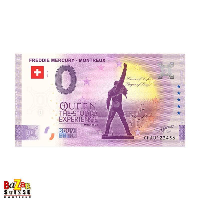 Billet Euro Souvenir Freddie Mercury - Montreux 2024, 5e édition