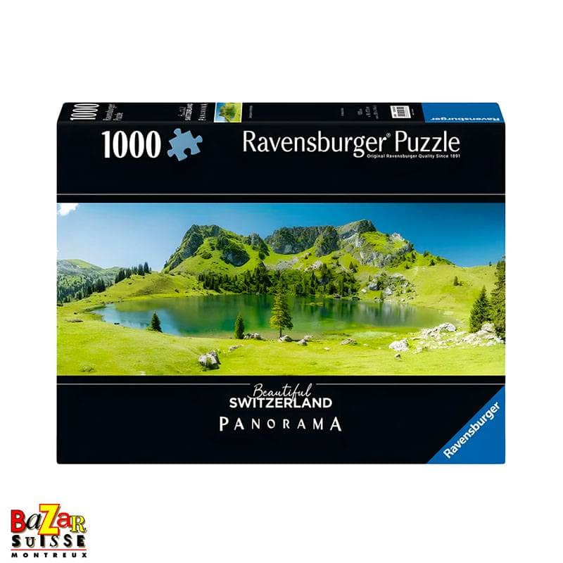 Puzzle Ravensburger - Seebergsee Diemtigtal, 1000 pièces