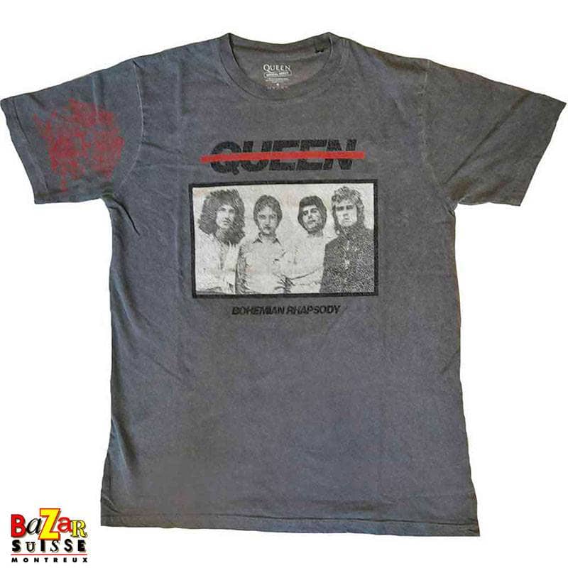 T-shirt Queen - Bo Rhap, gris foncé
