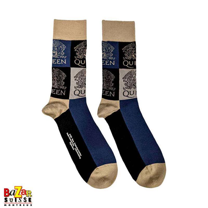 Chaussettes Queen - Crest à carreaux