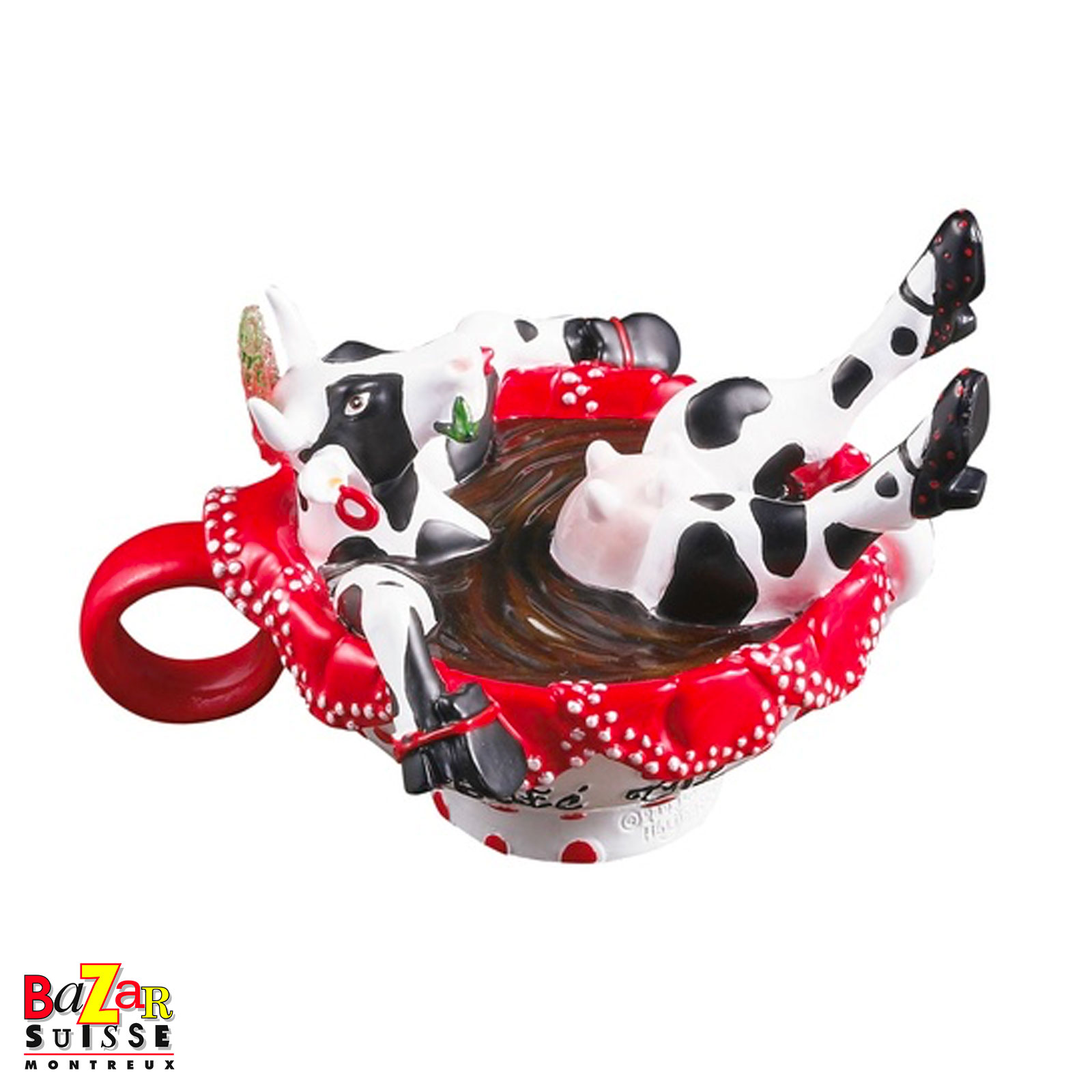 Vache Café Ole - CowParade - 7 x 2 x 4 cm