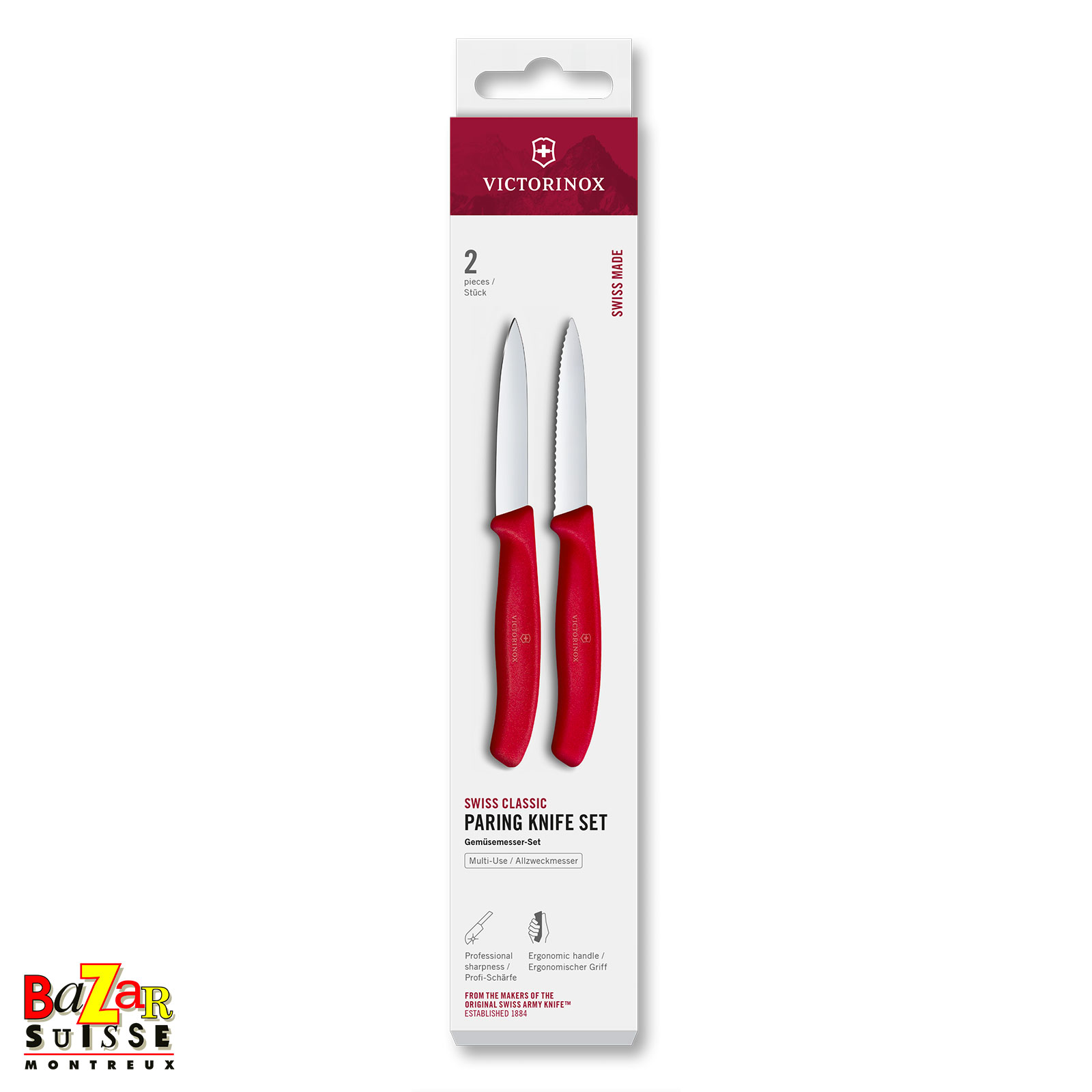 Victorinox Swiss Classic - 2 couteaux d’office