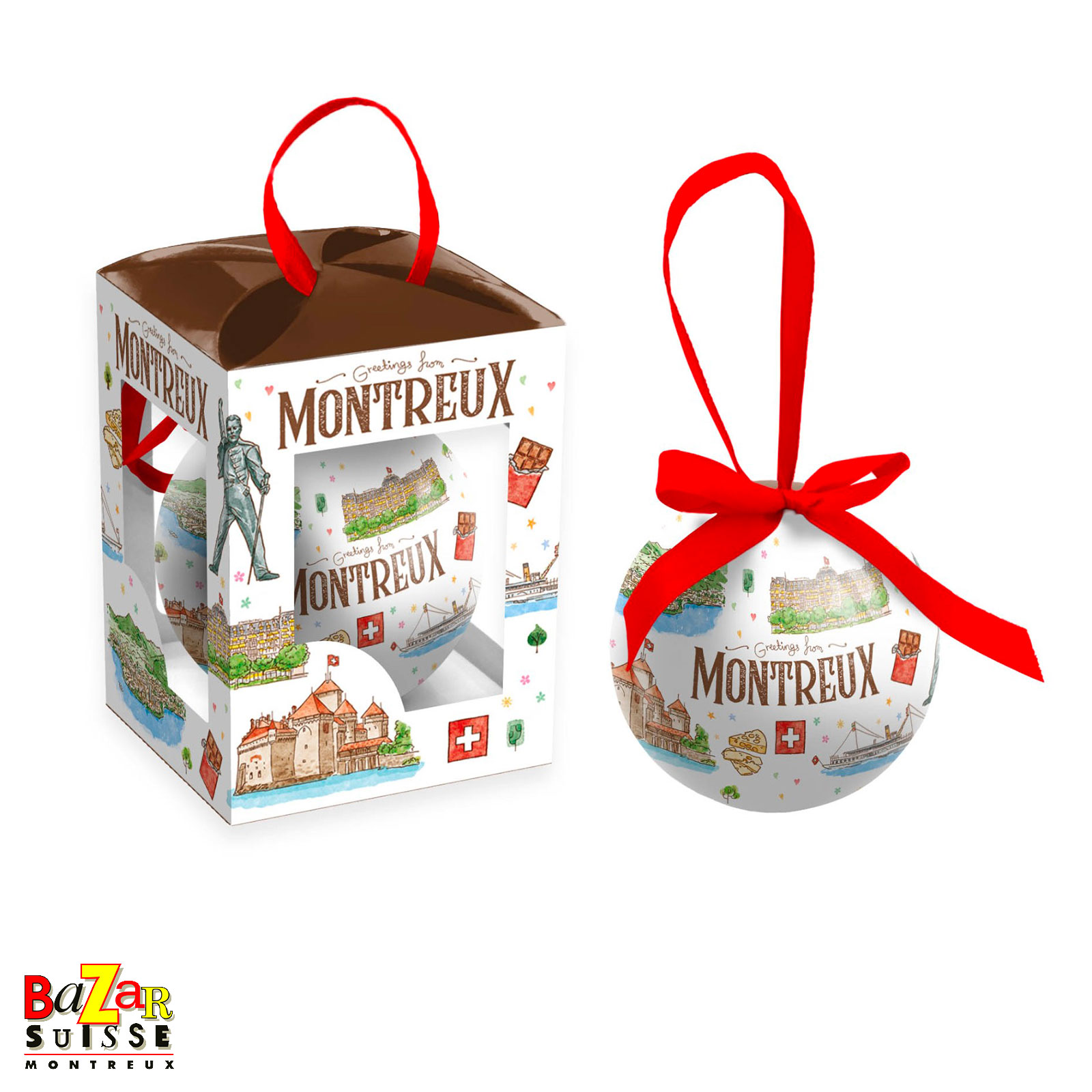 Boule de Noël Montreux