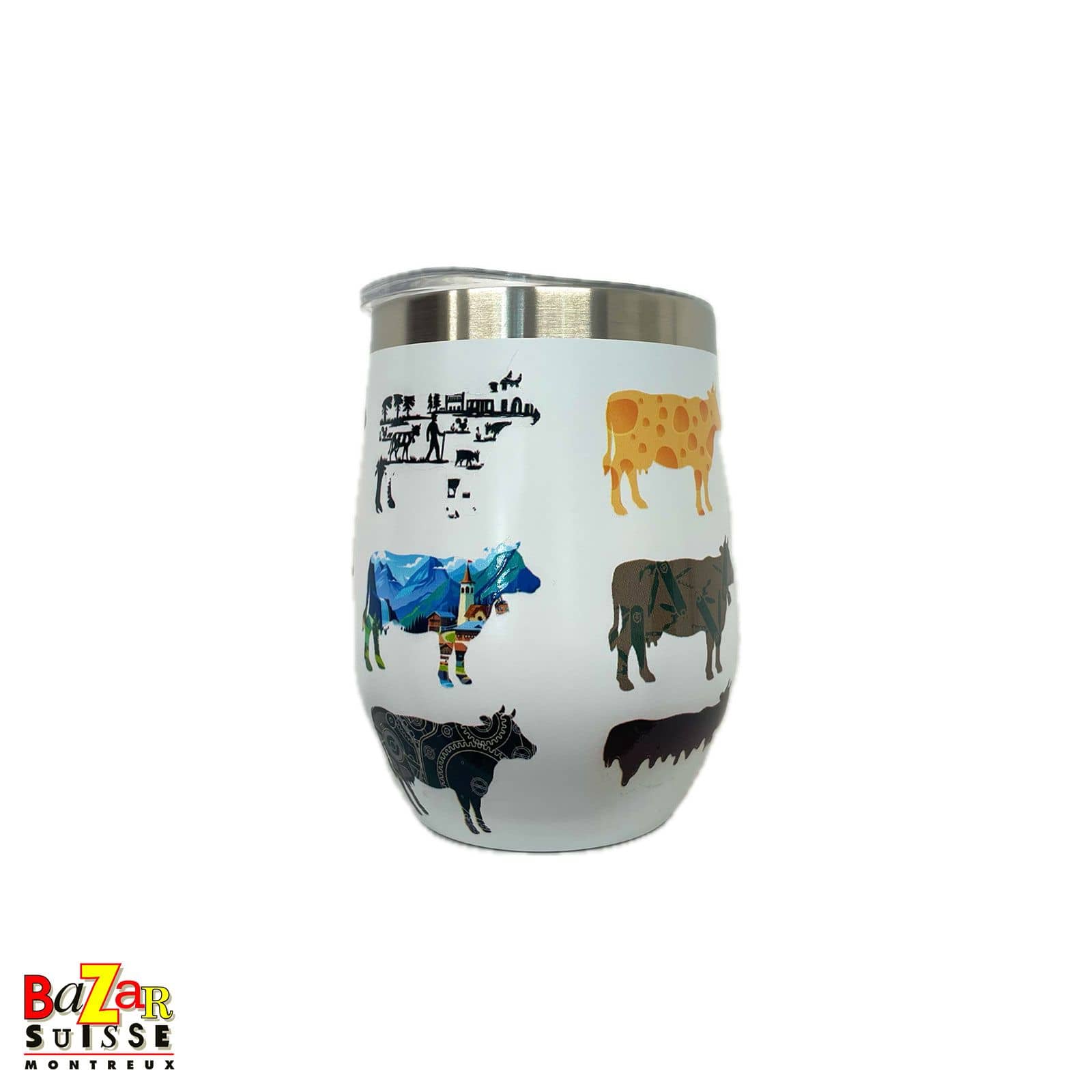 Tasse isotherme vaches - 350 ml
