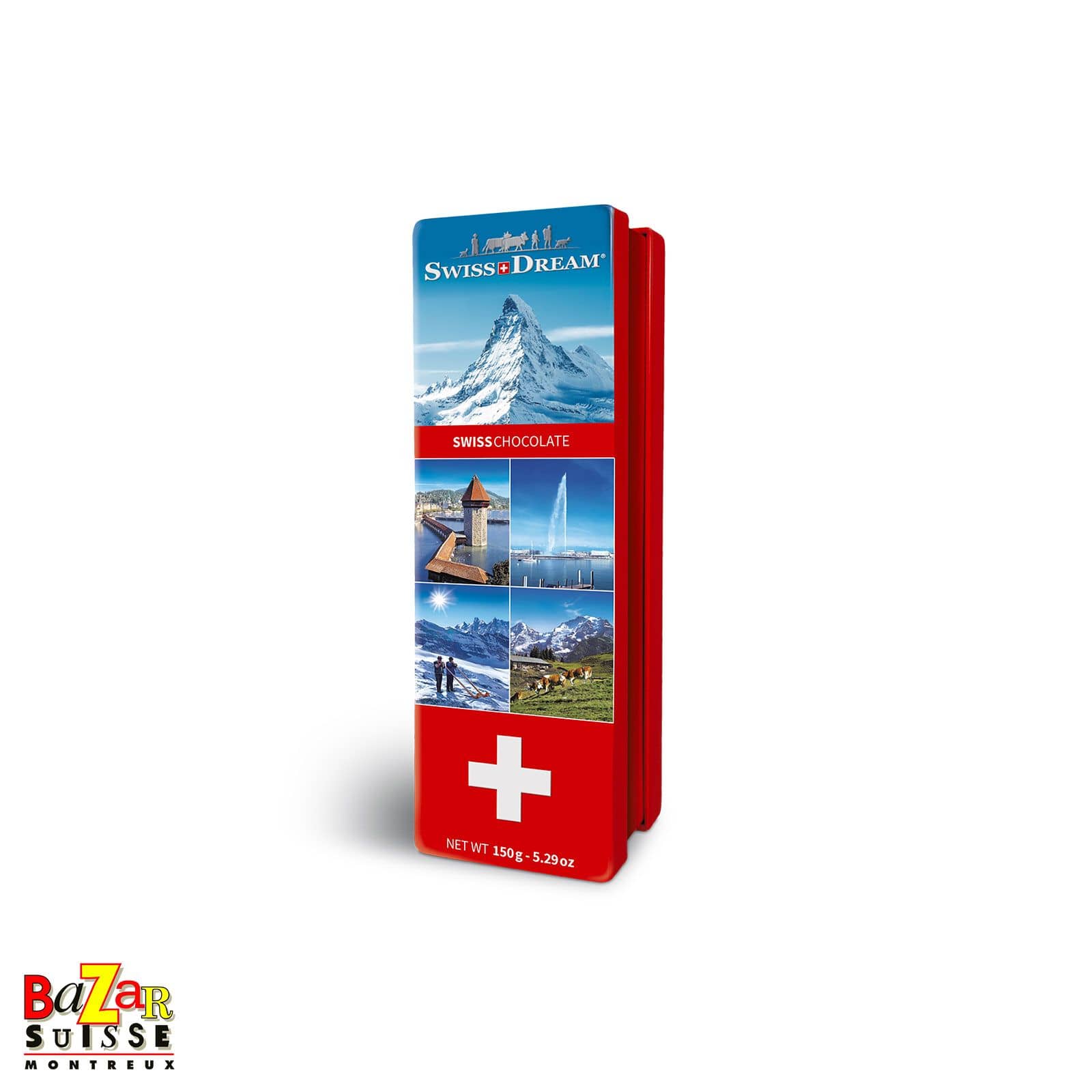 Boîte de chocolats Swiss Dream Vues suisses - 33 napolitains