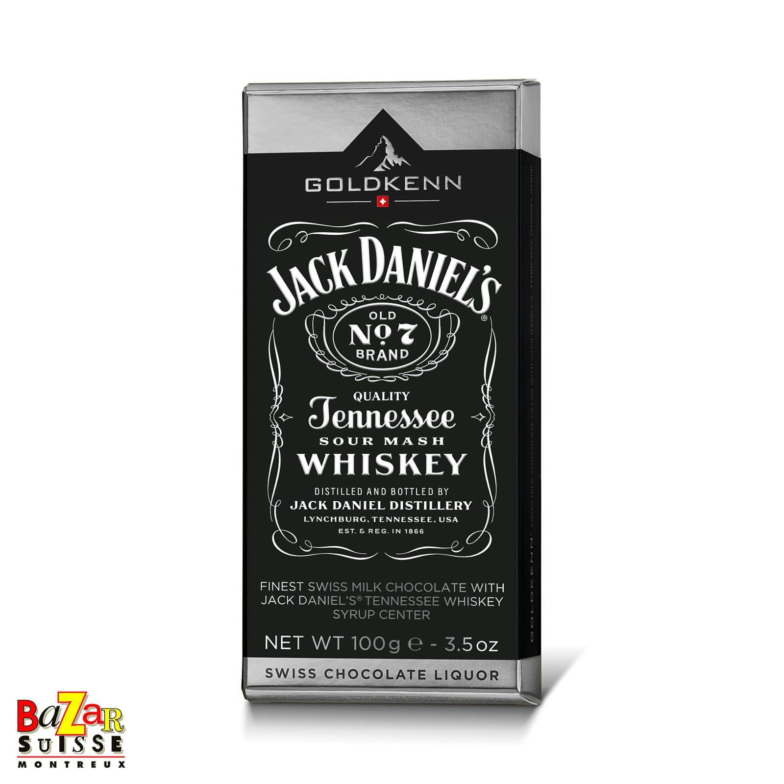 Chocolat au lait Goldkenn Jack Daniel’s Tennessee Whiskey - 100 g
