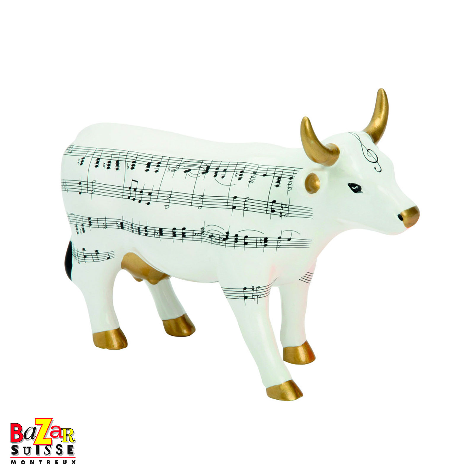 Vache Muu-sic - CowParade - 16 x 5 x 11 cm
