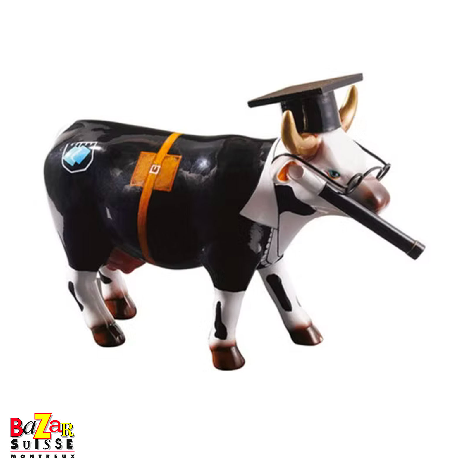 Vache Doutora - CowParade - 16 x 5 x 11 cm