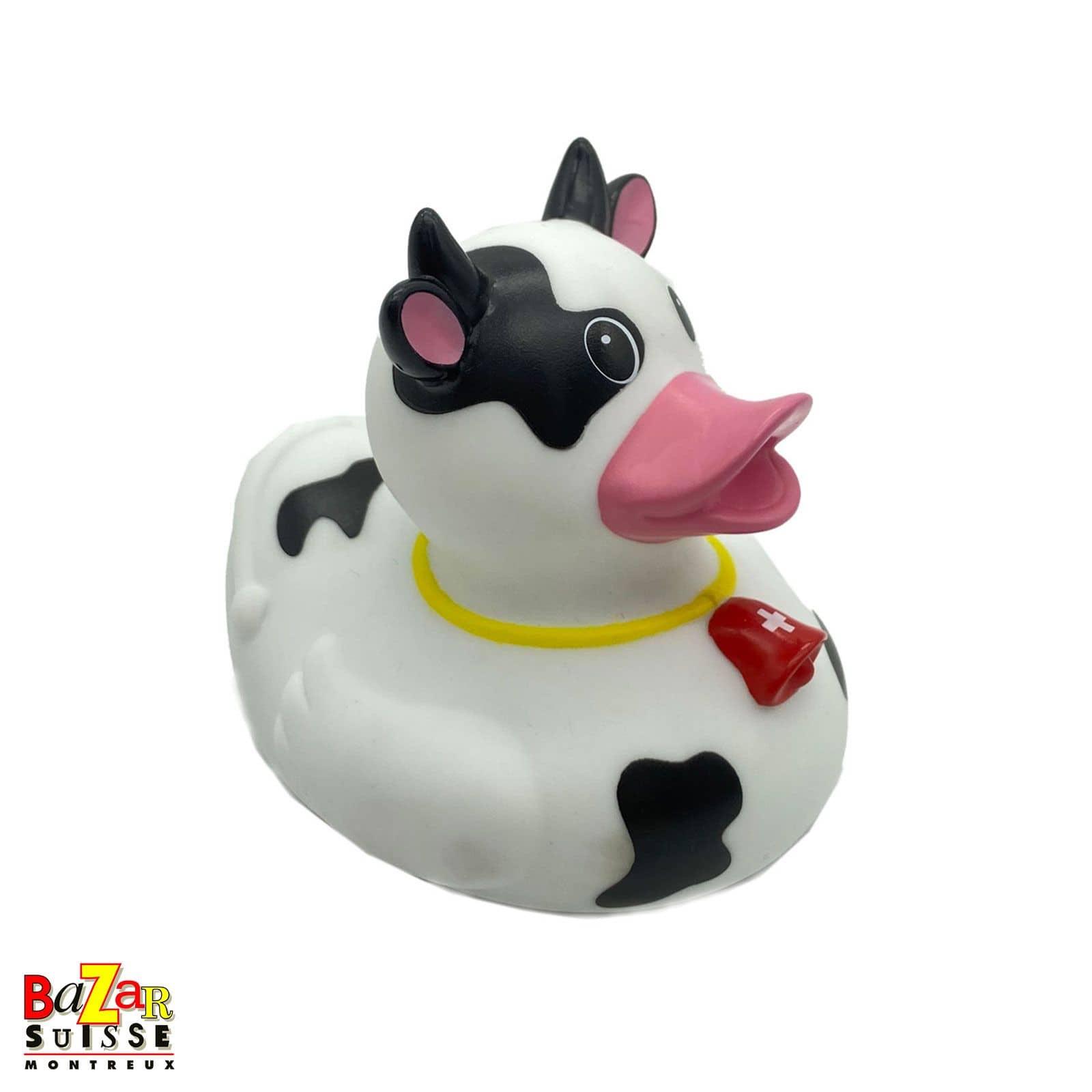 Canard de bain - vache noire et blanche