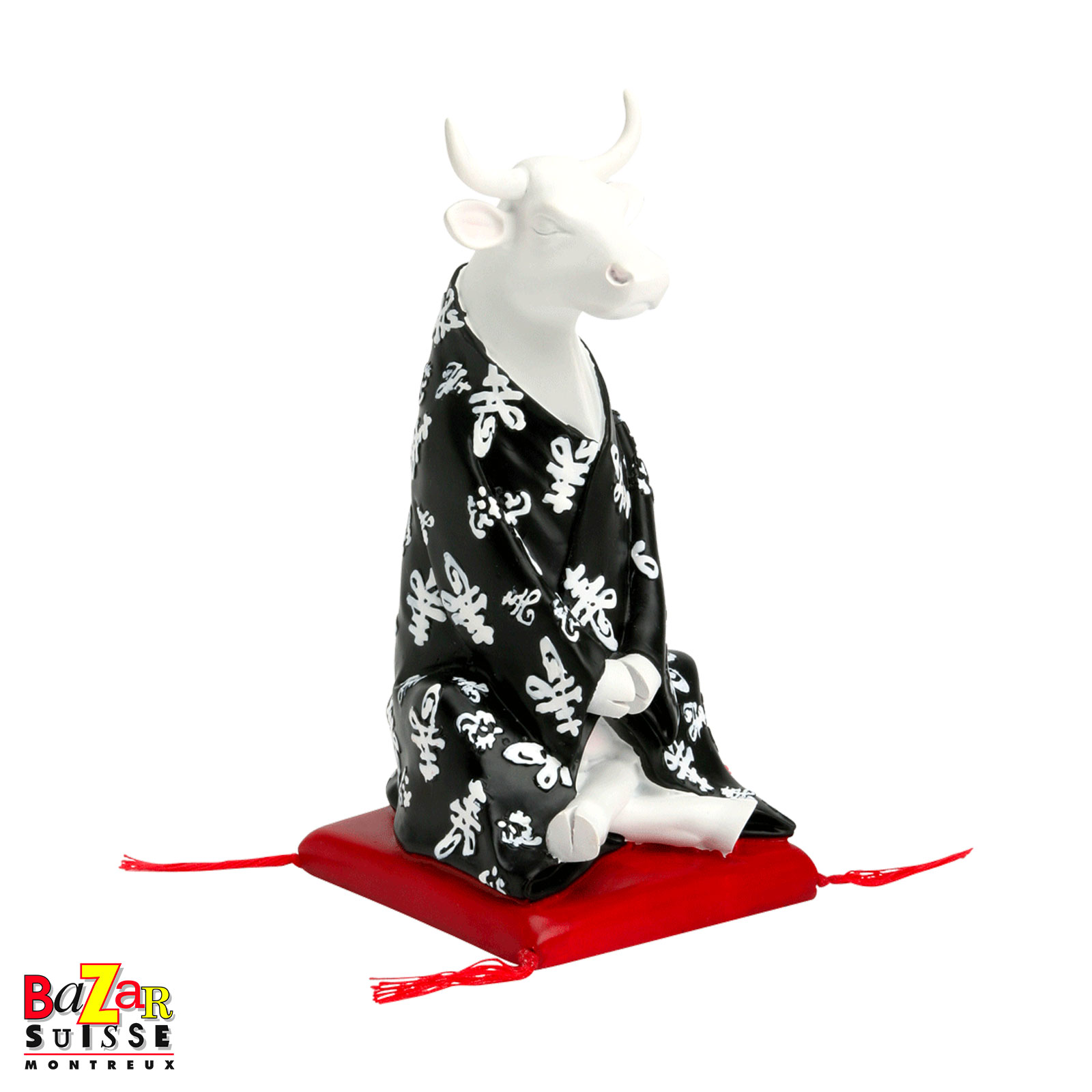 Vache Meditating - CowParade - 16 x 5 x 11 cm