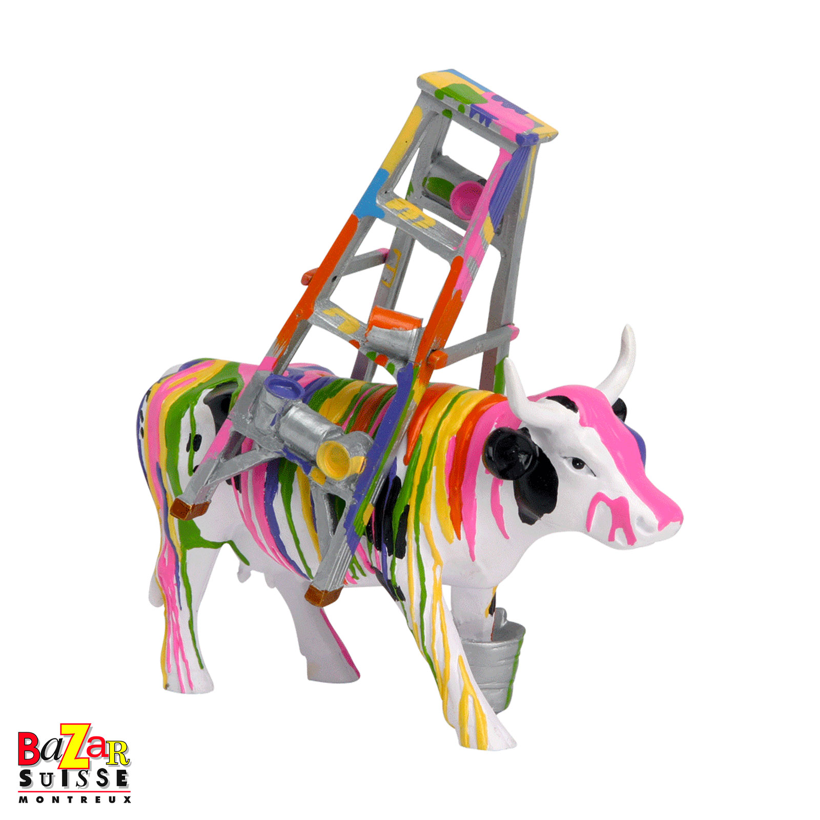 Vache Muu Travies - CowParade - 16 x 5 x 11 cm