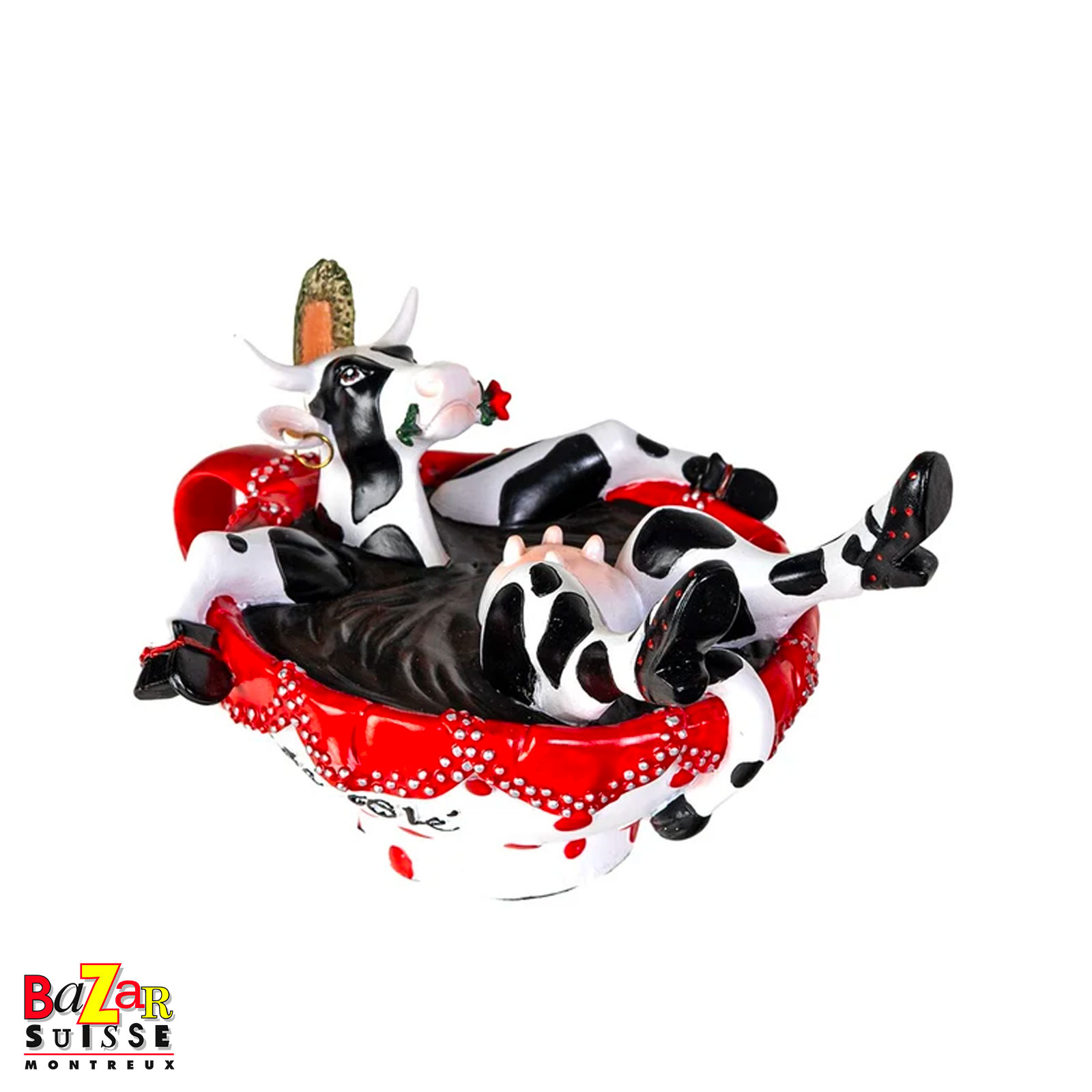 Vache Café Ole - CowParade - 16 x 5 x 11 cm