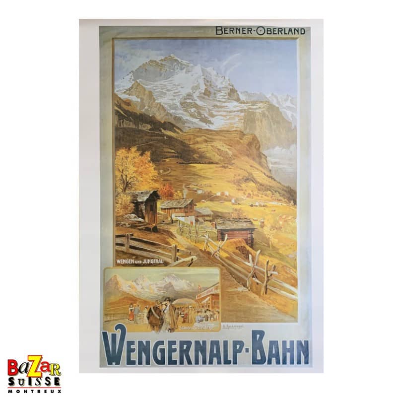 Poster Wengen - Wengernalp-Bahn