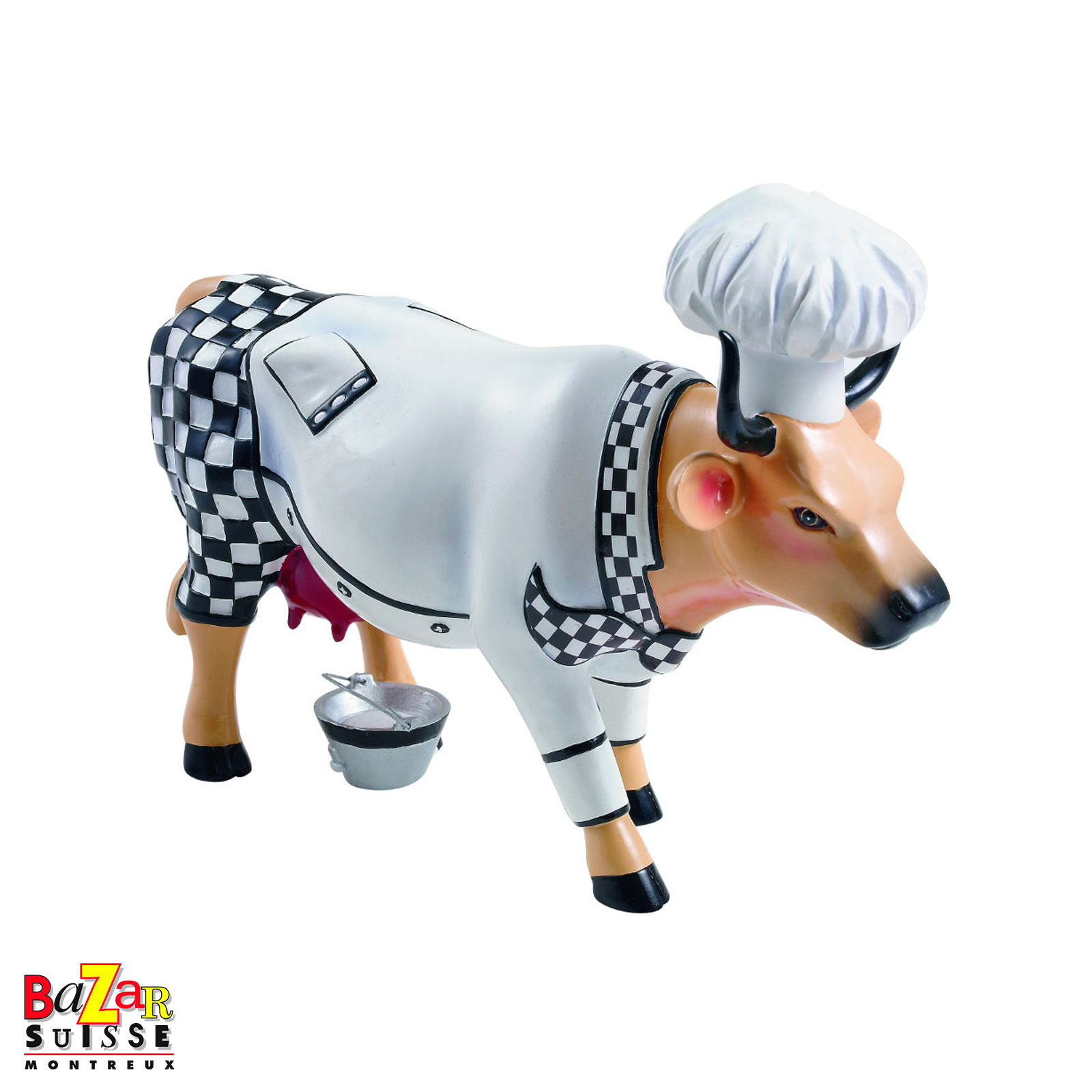 Vache Chef Cow - CowParade - 16 x 5 x 11 cm