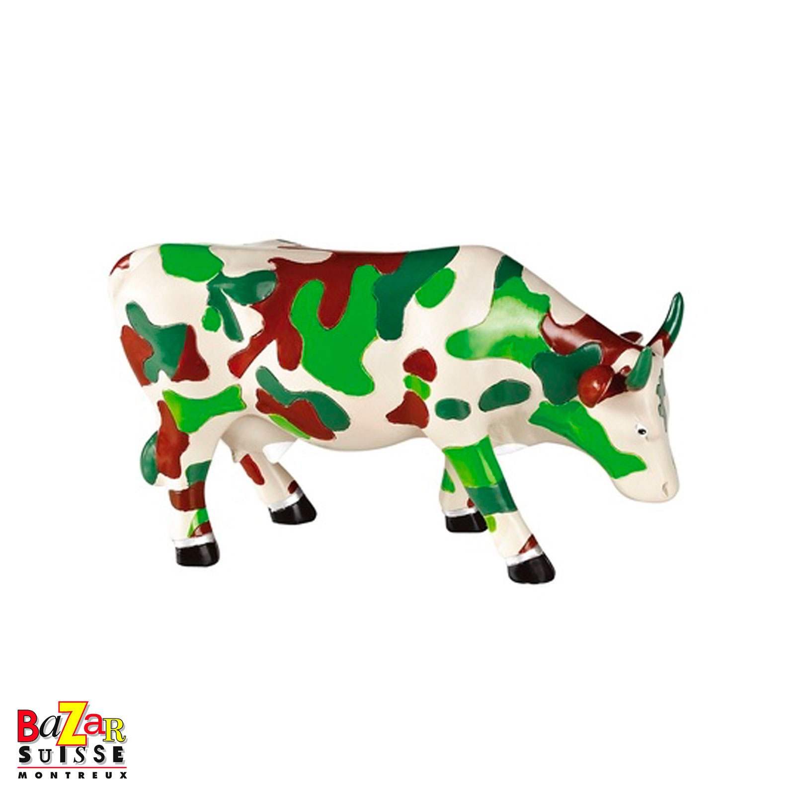 Vache Fatigues - CowParade - 16 x 5 x 11 cm