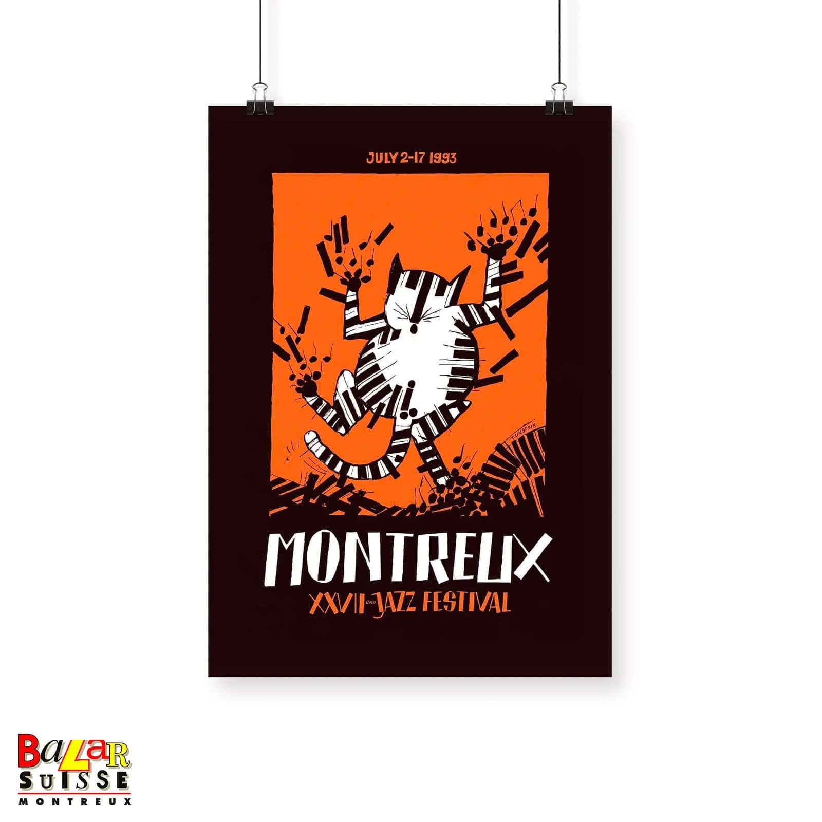 Affiche Montreux Jazz Festival 1993 - Tomi Ungerer