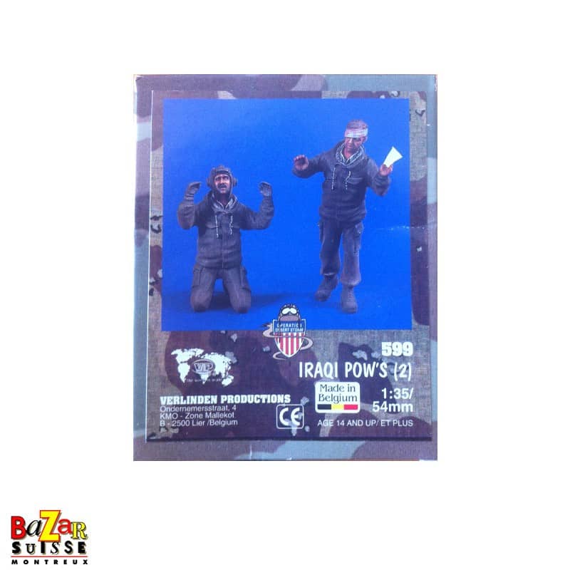 Kit de 2 prisonniers de guerre irakiens - Verlinden - 1:35