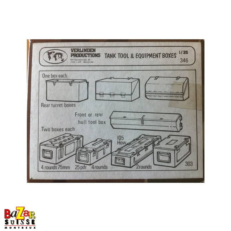 Caisses miniatures pour char 1:35 - Verlinden
