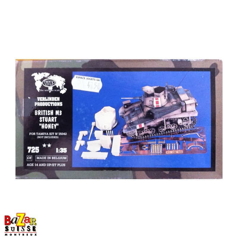 Kit d’amélioration M3 Stuart Honey britannique 1:35 - Verlinden