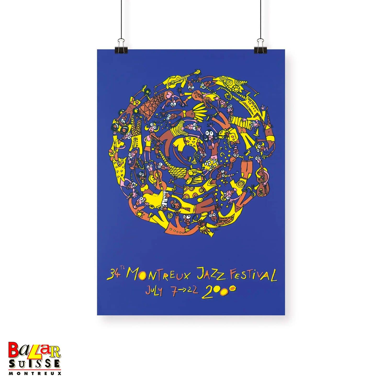 Affiche Montreux Jazz Festival 2000 - Albin Christen