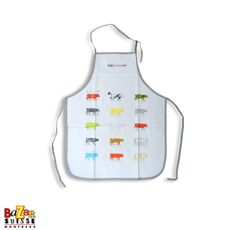 Tablier de cuisine Cowlection - coton - 72 x 58 cm