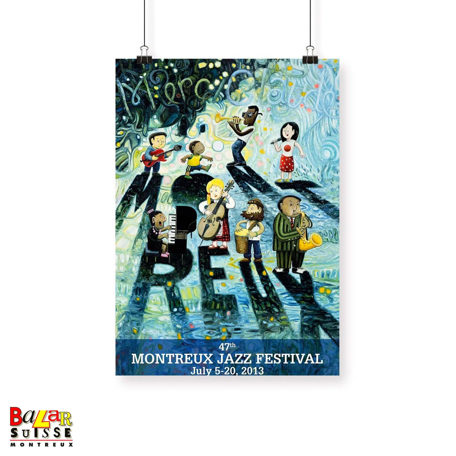 Affiche Montreux Jazz Festival 2013 - Oscar Oiwa